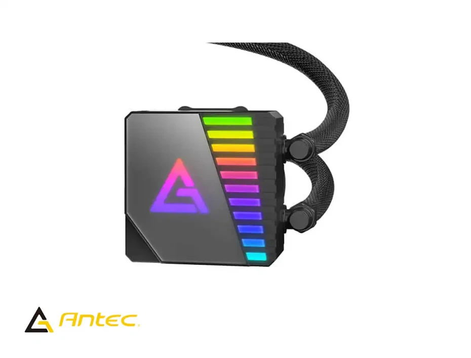 Sistema De Enfriamiento Liquido Antec Symphony 360 (0-761345-74044-9) 3 Ventiladores Con Iluminacion De Argb, Black