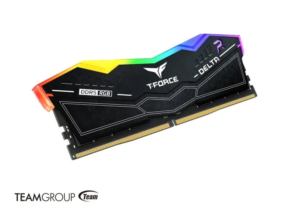 Memoria Ram Teamgroup Ddr5 32gb (16gbx2) T-force Delta Rgb (ff3d532g7200hc34adc01) 72000 Mt/s, Negro, Cl34