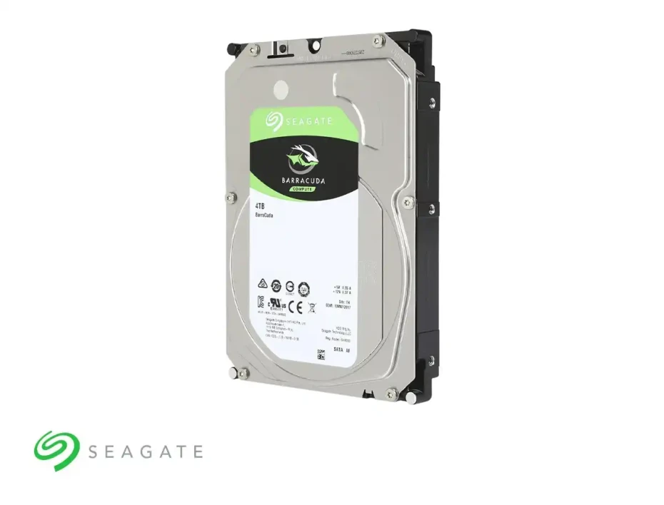 Disco Duro Seagate 4tb (st4000dm004) Cache De 256mb, 5400 Rpm, 3.5", Sata 3, Para Pc De Escritorio, Verde