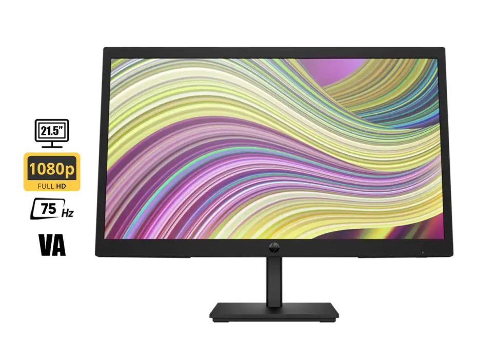 Monitor Hp 21.5 Pulgadas P22v G5 (64v81aa#aba) Frecuencia 75hz, 5ms, Fhd, 1 Hdmi, 1 Vga, Va
