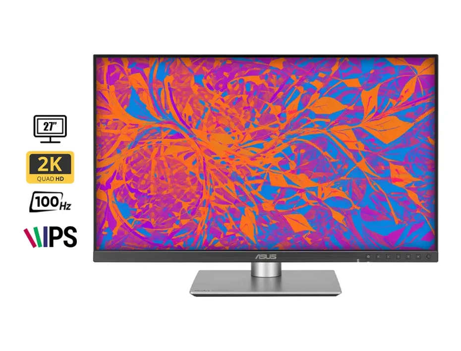 Monitor Asus 27 Pulgadas Pa278cfrv Proart (90m-pa278cfrv) Frecuencia 100hz, Qhd, Ips, 1 Hdmi, 1dp, 1 Usb Tipo C, Altavoces, Pivote