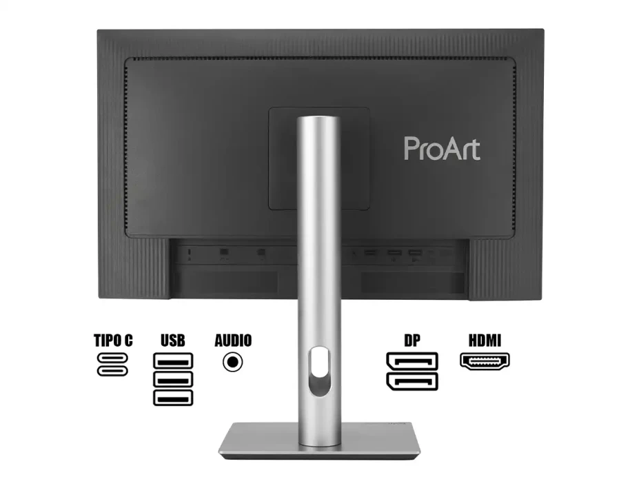 Monitor Asus 27 Pulgadas Pa278cfrv Proart (90m-pa278cfrv) Frecuencia 100hz, Qhd, Ips, 1 Hdmi, 1dp, 1 Usb Tipo C, Altavoces, Pivote