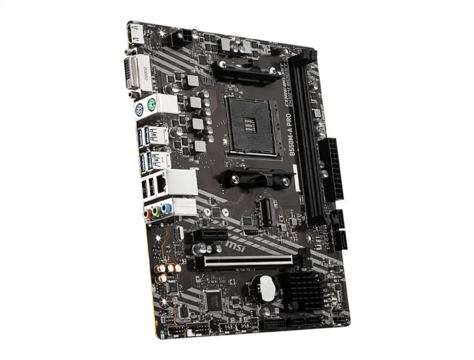 Placa Madre Msi B550m-a Pro (b550m-a Pro) Socket Am4, Ram Ddr4 Buss 4600oc Mhz