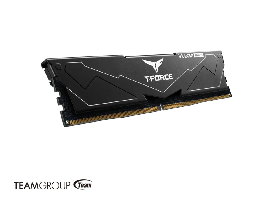 Memoria Ram Teamgroup Ddr5 64gb (2x32gb) T-force Vulcan (flbd564g6400hc34bdc01) 6400 Mhz, Negro