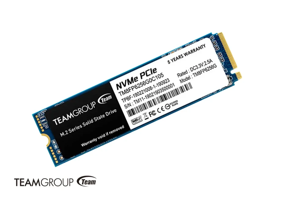 Unidad De Almacenamiento Ssd M.2 Pcie Teamgroup 256gb Nvme Mp33, 2280 (tm8fp6256g0c101)
