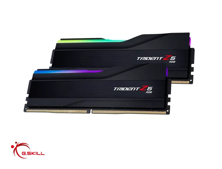 Memoria Ram G.skill Ddr5 32gb (16gbx2) Trident Z5 Rgb (f5-6000j3040f16gx2-tz5rk) 6000 Mt/s, Negro, Rgb