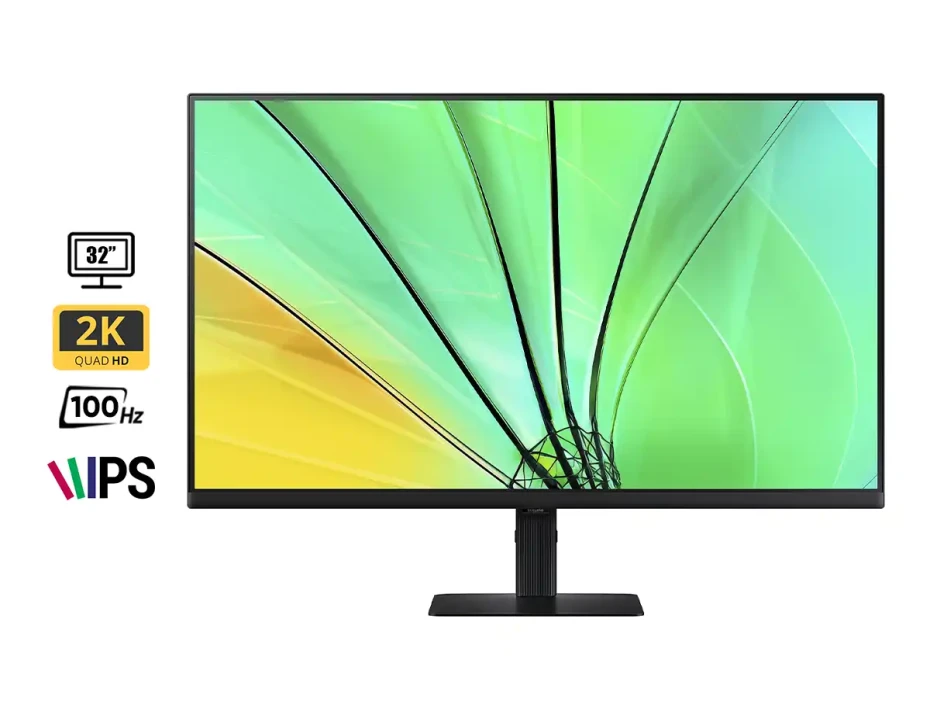 Monitor Samsung 32 Pulgadas Ls32d600 (ls32d600ealxpe) Frecuencia 100hz, 5ms, 2k/qhd, 1 Hdmi, 1 Displayport, 3 Usb
