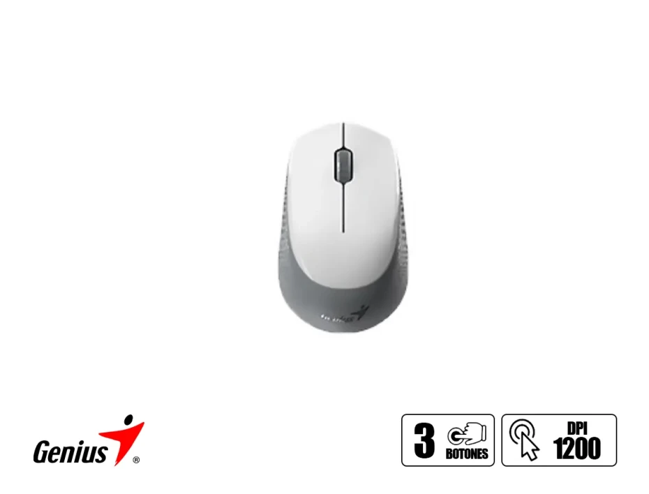 Combo 2 En Uno Genius Inalambrico Slimstar 8230 (31340015401) Teclado, Mouse, Bt, Multimedia, Blanco