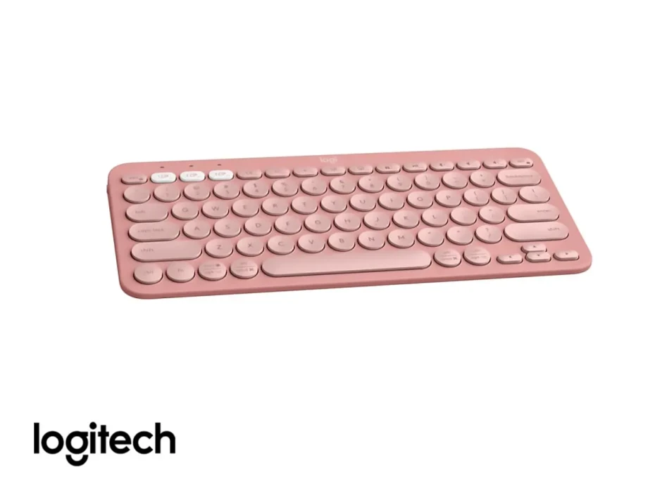 Teclado Inalambrico Logitech Pebble Keys Rosa, Bt, EspaÑol  (920-011785)