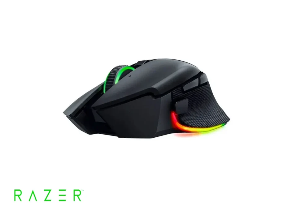 Mouse Inalambrico Razer Basilisk V3 Pro 35k Gaming (rz01-05240100-r3u1) 35.000 Dpi, 11 Botones Programables, Rgb, Negro