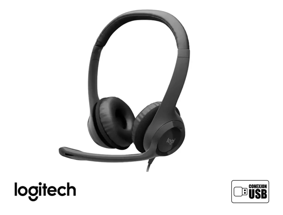 Auricular Logitech H390 (981-000014) Con Microfono, Negro
