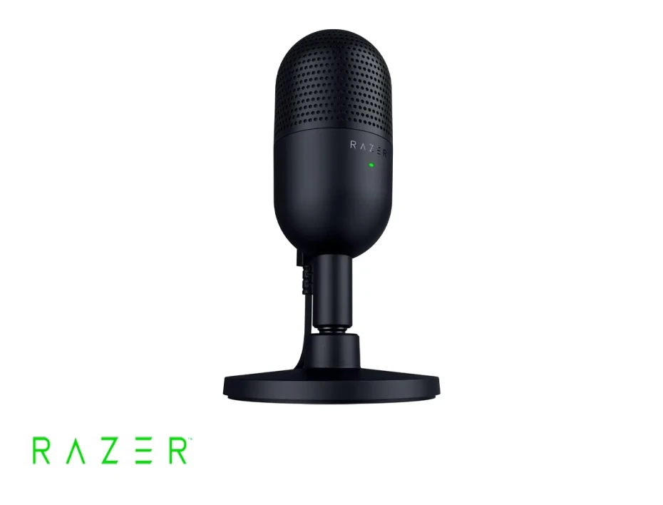 Microfono Razer Seiren V3 Mini (rz19-05050100-r3u1) Interfaz Usb, Negro