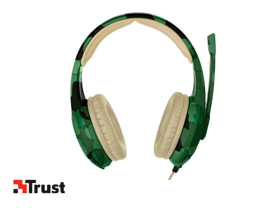 Auricular Trust Gxt310c Radius Gaming (trust Gxt310c) Con Microfono, Verde