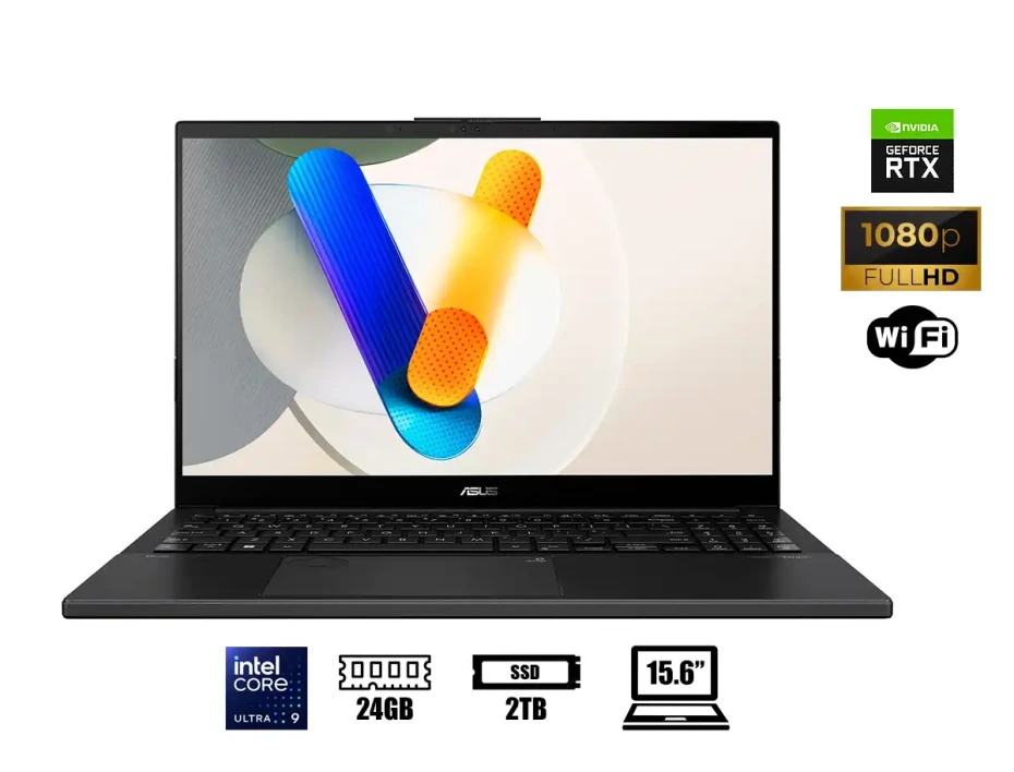 Laptop Asus Core Ultra 9 185h Vivobook Pro 15 (q543mj-u93050) 15.6" Fhd Oled, Ram 24gb, Ssd 2tb, Rtx 3050 6gb, Win11, Gray
