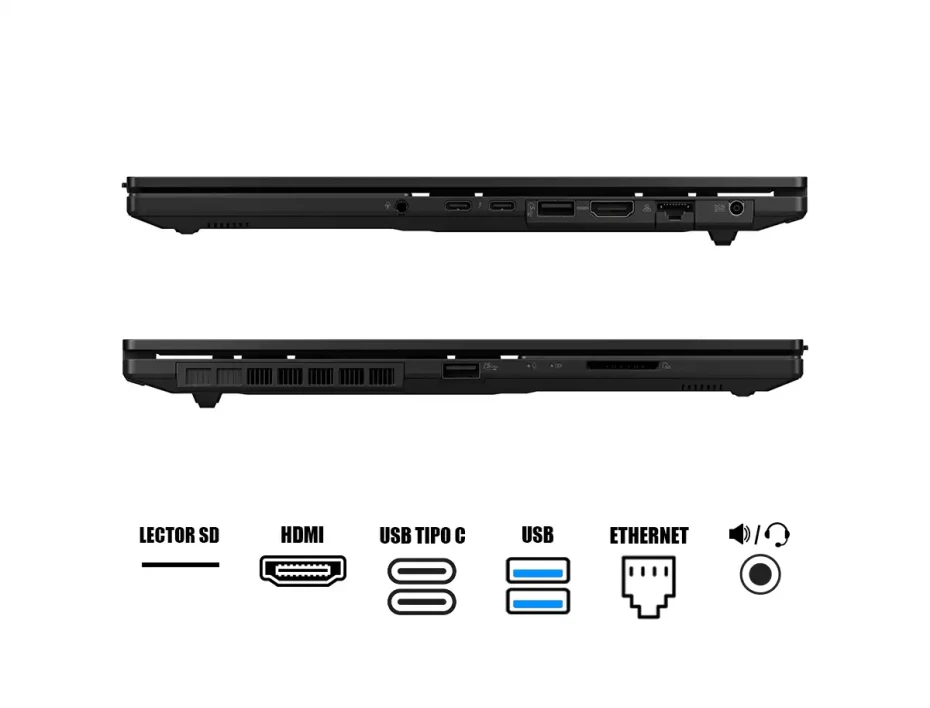 Laptop Asus Core Ultra 9 185h Vivobook Pro 15 (q543mj-u93050) 15.6" Fhd Oled, Ram 24gb, Ssd 2tb, Rtx 3050 6gb, Win11, Gray