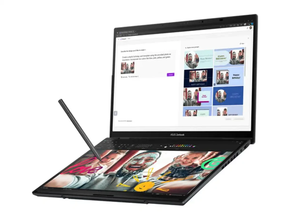 Laptop Asus Core Ultra 9 185h Zenbook Pro Duo (ux8406ma-ps99t) 14.5" Oled + 14.5" Oled, Ram 32gb, Ssd 1tb, Touchscreen, Win11
