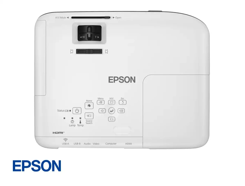 Proyector Epson Powerlite W52+ 4000 Lumines Con Wifi (v11ha02021)