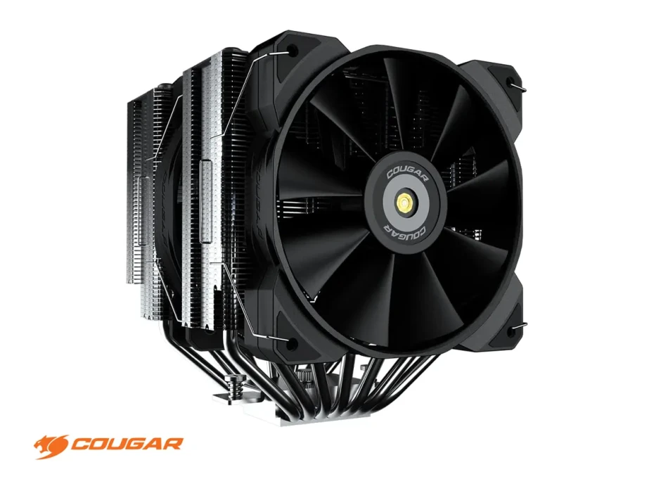 Cooler Para Procesador Cougar, Forza 135(3mfz135.0001) 7 Pipas De Cobre, 2 Fan