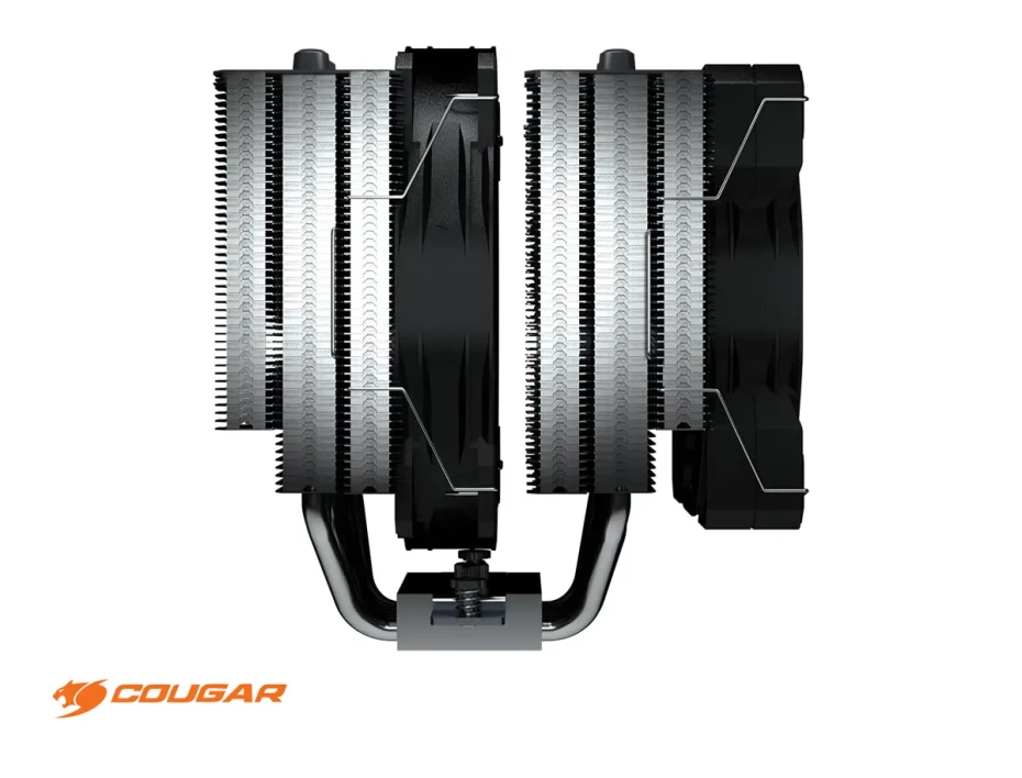 Cooler Para Procesador Cougar, Forza 135(3mfz135.0001) 7 Pipas De Cobre, 2 Fan