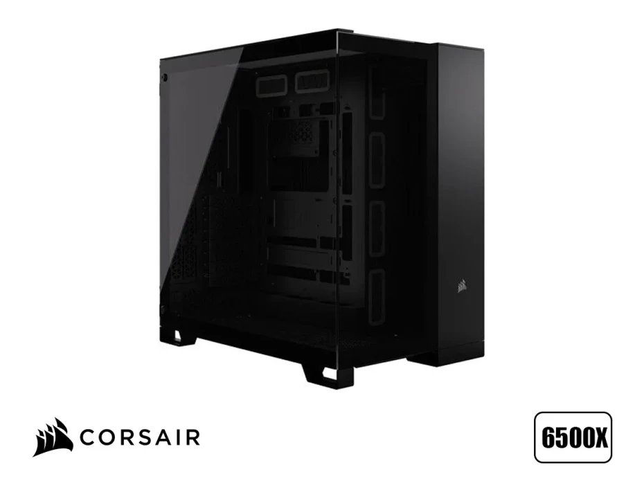 Case Corsair 6500x S/fuente (cc-9011257-ww) Mid-tower, Panel De Vidrio, Negro