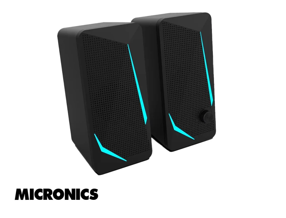 Parlante Micronics Challenger Mic 313 Watts (mic S313 ) Jack 3.5 Mm, Rgb, Negro
