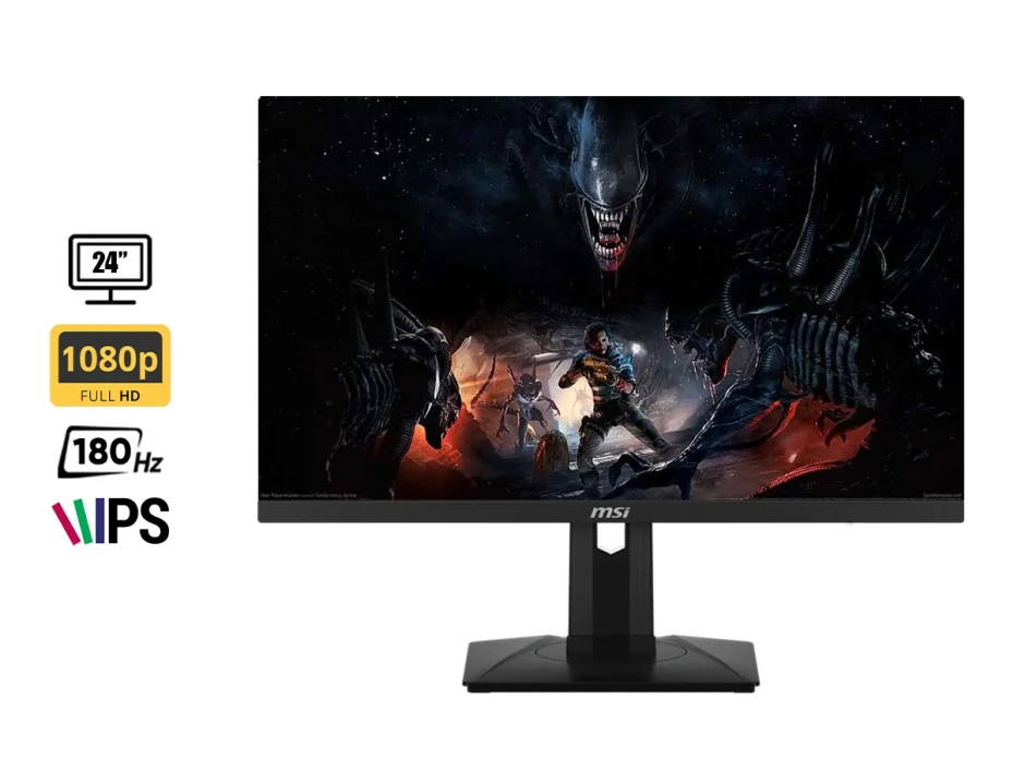 Monitor Msi 24 Pulgadas (g244pf E2) Gaming 180hz, Fhd, 1ms, 1 Hdmi, 1 Dp