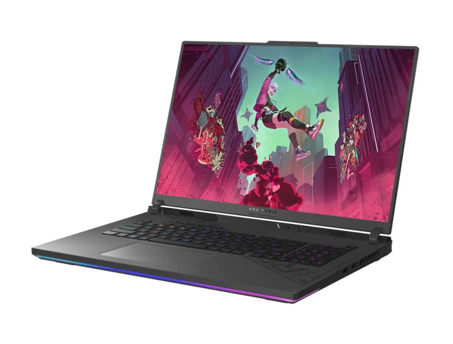 Laptop Asus Core I9-13980hx Rog Strix G18 Gaming (g814ji-cs94) 18" Wqxga 144hz | Ram 16gb, Ssd 1tb, Rtx 4070 8gb | Win11 | Cosmo Gray | 13gen.