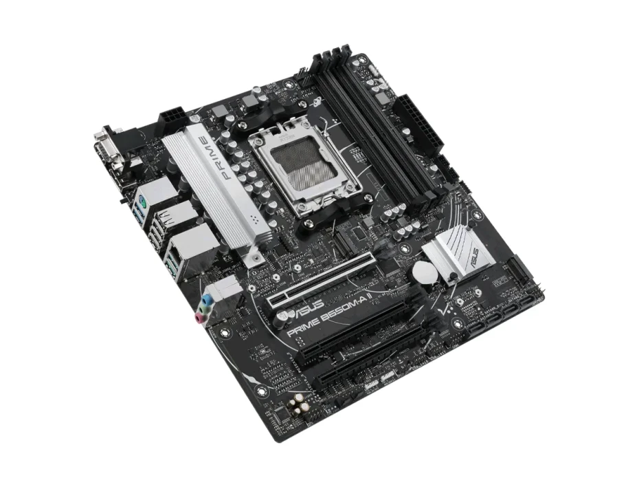Placa Madre Asus B650m-a Ii Prime (9080-b650m-a Ii) Socket Am5, Ram Ddr5 Buss 7600oc Mhz