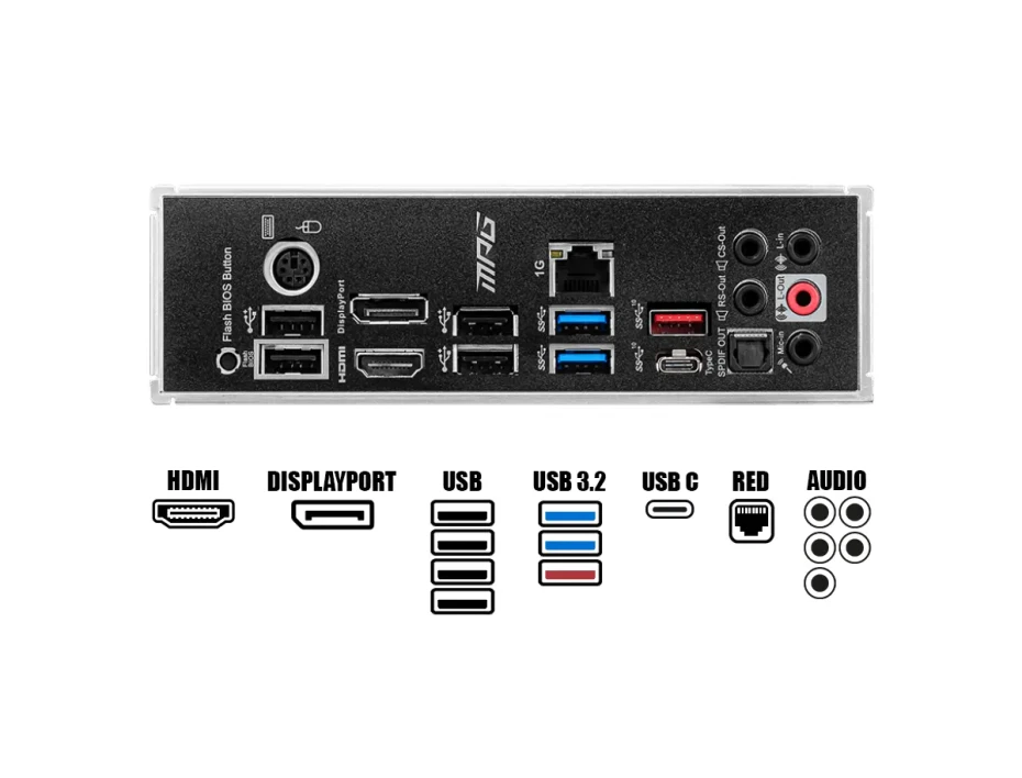 Placa Madre Msi B550 Mpg Gaming Plus (911-7c56-031) Socket Am4, Ram Ddr4 Buss 4400oc Mhz, Rgb