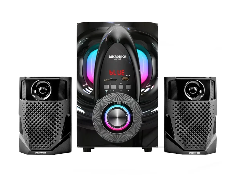 Subwoofer Micronics Milano S6000bt (mic S60000bt) Bt, Nterfaz Usb, Sd, Fm, Led Rgb