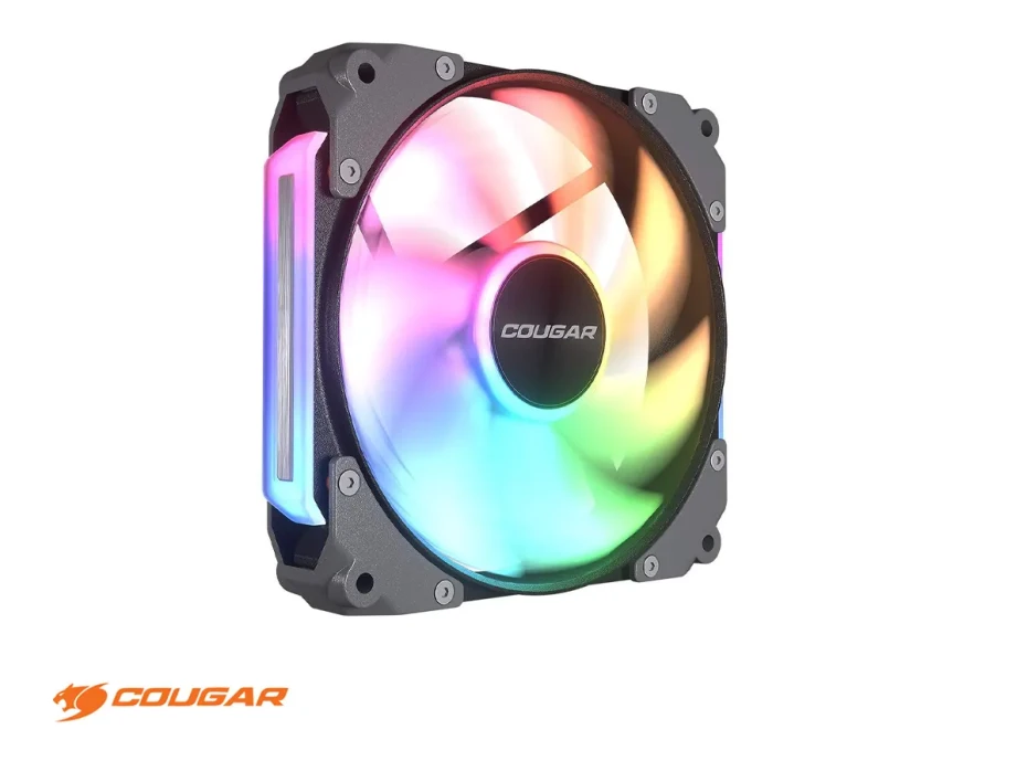 Cooler Para Case Cougar X3 De 120, Apolar 120 Argb Kit ( 3mapr12a3.0001) Pack 3 | Led -argb | 120mm Negro