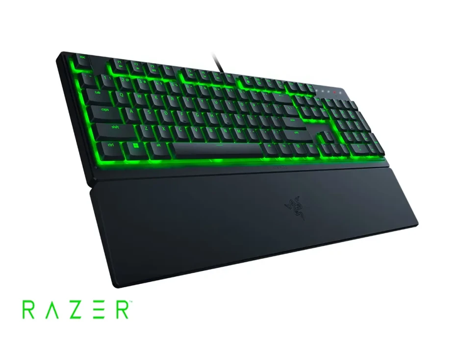Teclado Gamer Razer Ornata V3 X (rz03-04470200-r3u1) Semi Mecanico, Low Profile, Led, Ingles, Negro
