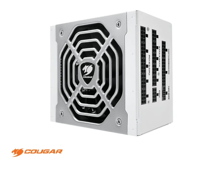 Fuente De Poder Cougar 1050w Polar X2 (31px105005p01) Atx, 80 Plus Platinum, Modular, Blanco
