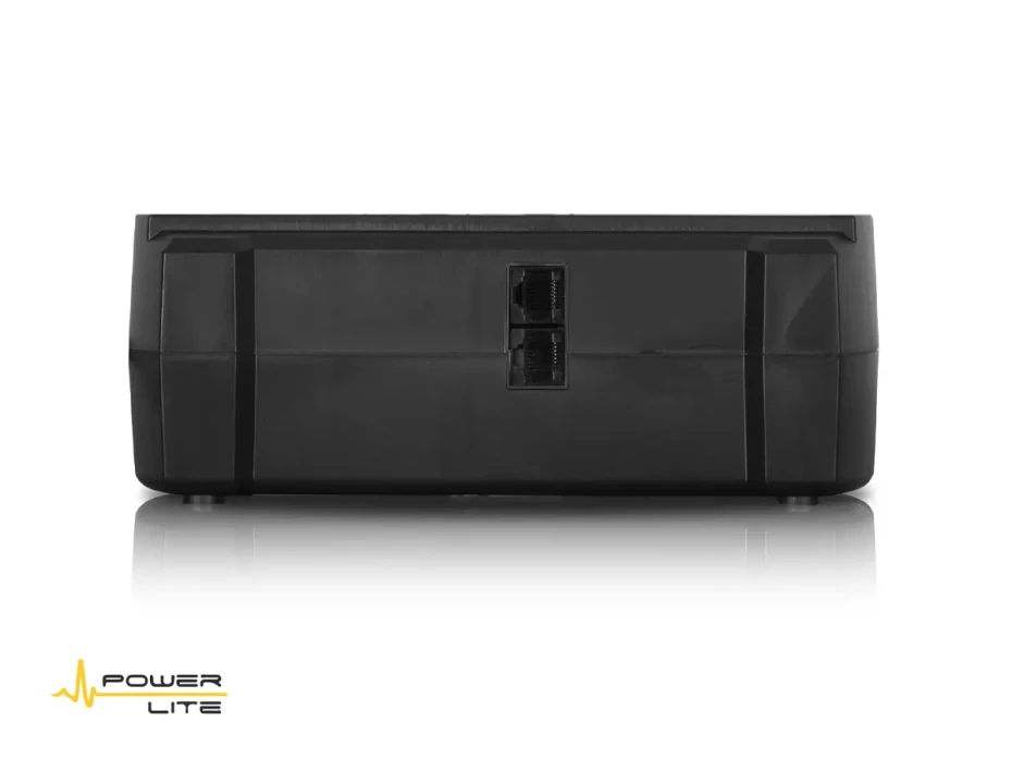 Estabilizador Power Lite 1200va/600w, Pulsar Avr Pli1, 8 Tomas, Frecuencia 50/60hz, Interruptor Iluminado, Color Negro ( Avr Pli1200 )