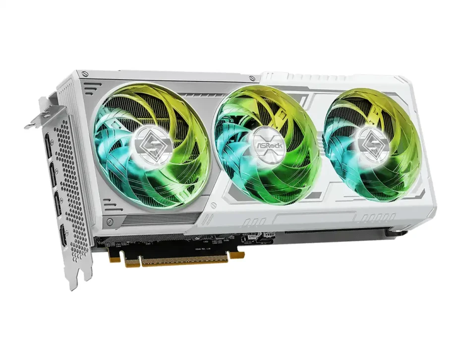 Tarjeta De Video Asrock Arc B580 Stell Legend Oc 12gb Gddr6 (arc-b580 Sl 12go) Intel 192 Bits, 3 Ventiladores