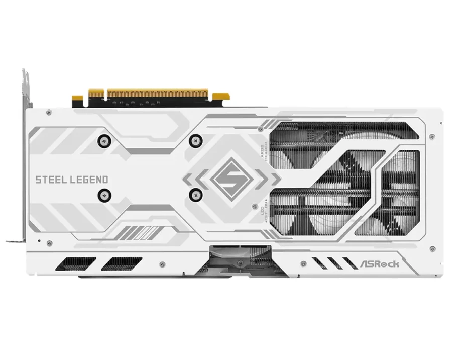 Tarjeta De Video Asrock Arc B580 Stell Legend Oc 12gb Gddr6 (arc-b580 Sl 12go) Intel 192 Bits, 3 Ventiladores