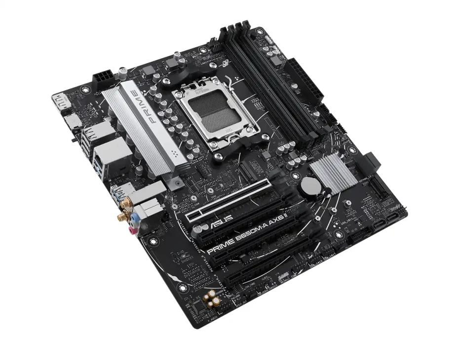 Placa Madre Asus B650m-a Ax6 Ii Prime Wifi (prime B650m-a Ax6 Ii) Socket Am5, Ddr5 Buss 7600oc Mhz,