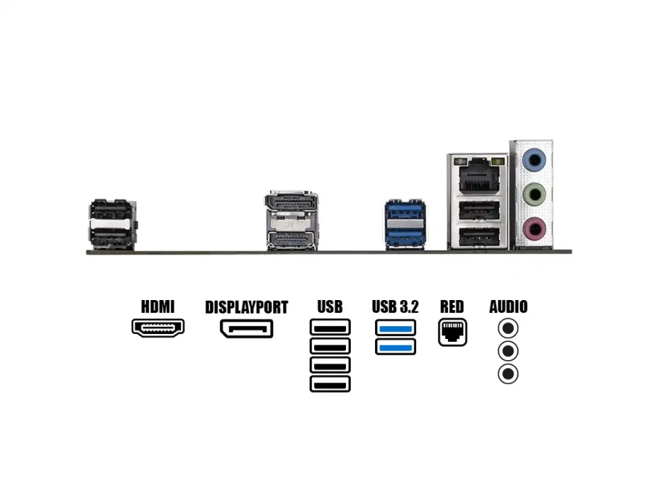 Placa Madre Gigabyte H610m-k-v2 Ddr5 (h610m-k-v2 D5) Socket Lga 1700, 14va, 13va, 12va Gen