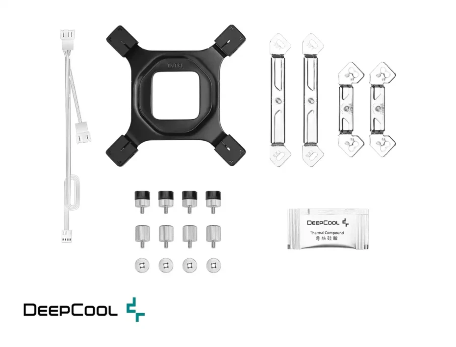 Cooler Para Procesador Deepcool Ag620 Digital Wh Argb (r-ag620-whadmn-g-2) 2 Ventiladores, Aluminio, Blanco, Argb