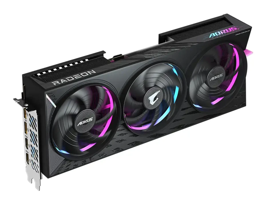 Tarj. Video Gigabyte Rx 9070 Xt 16gb Aorus Elite (gv-rx9070xtaoruse-16) Radeon 256bits 3 Ventiladores