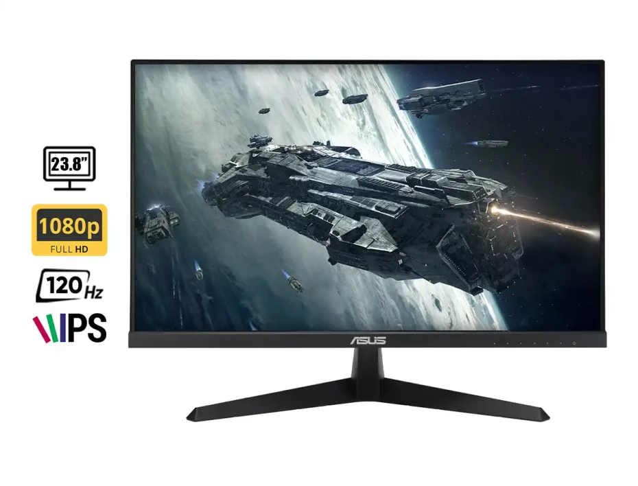 Monitor Asus 23.8 Pulgadas Vy249he-gh (vy249hgr) Gaming 120hz, Fhd, 1ms, 1 Hdmi, 1 Vga