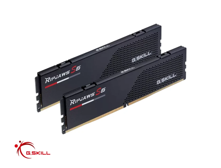 Memoria Ram G.skill Ddr5 32gb (16gbx2) Ripjaws S5 (f5-6000j3648d16gx2-rs5k) 6000 Mt/s, Negro, Intel Xmp 3.0