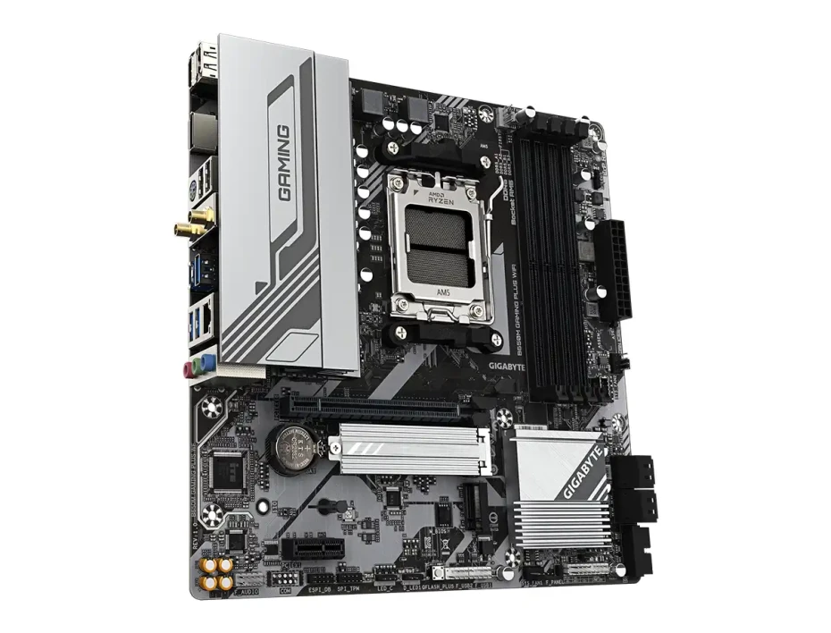 Placa Madre Gigabyte B650m Gaming Plus Wifi (b650m Gaming Plus Wf) Socket Am5, Ram Ddr5 Buss 7600oc Mt/s, Wifi 6e