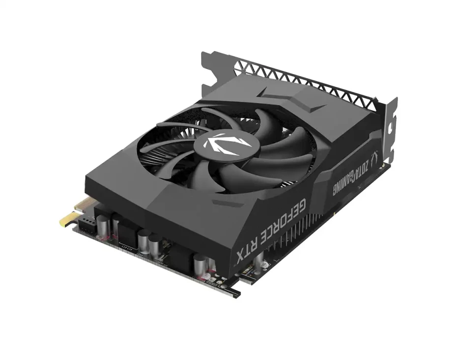 Tarjeta De Video Zotac Gaming Rtx 3050 Solo 6gb Gddr6 (zt-a30510g-10l) Geforce Nvidia 128 Bits, 1 Ventilador