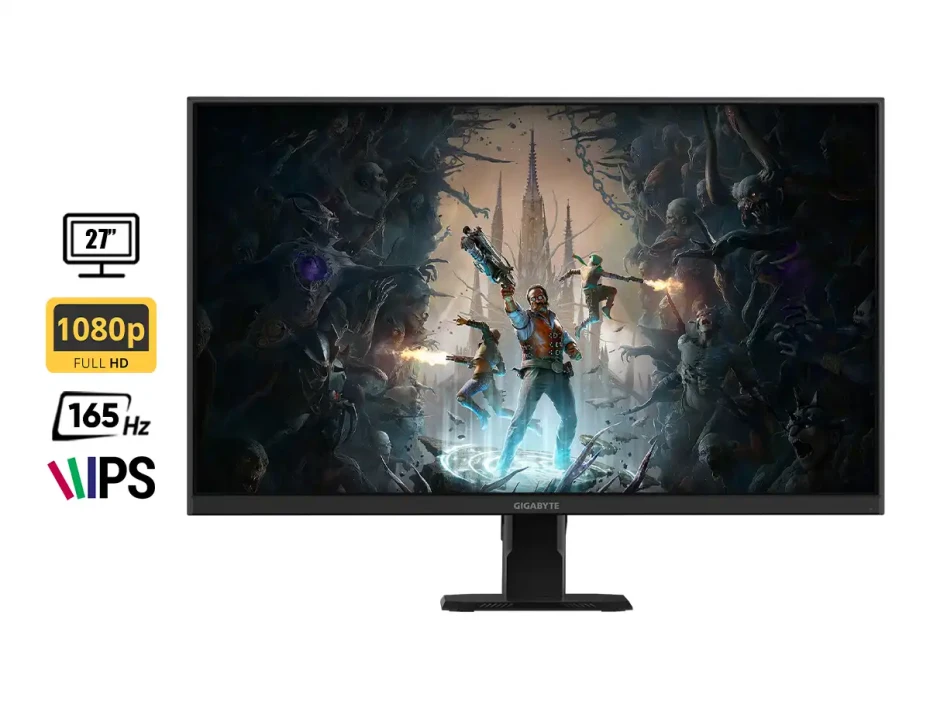 Monitor Gigabyte 27 Pulgadas Gs27f (ga-gs27f) Gaming 165hz, Fhd, 1ms, Freesync, 2 Hdmi, 1 Dp