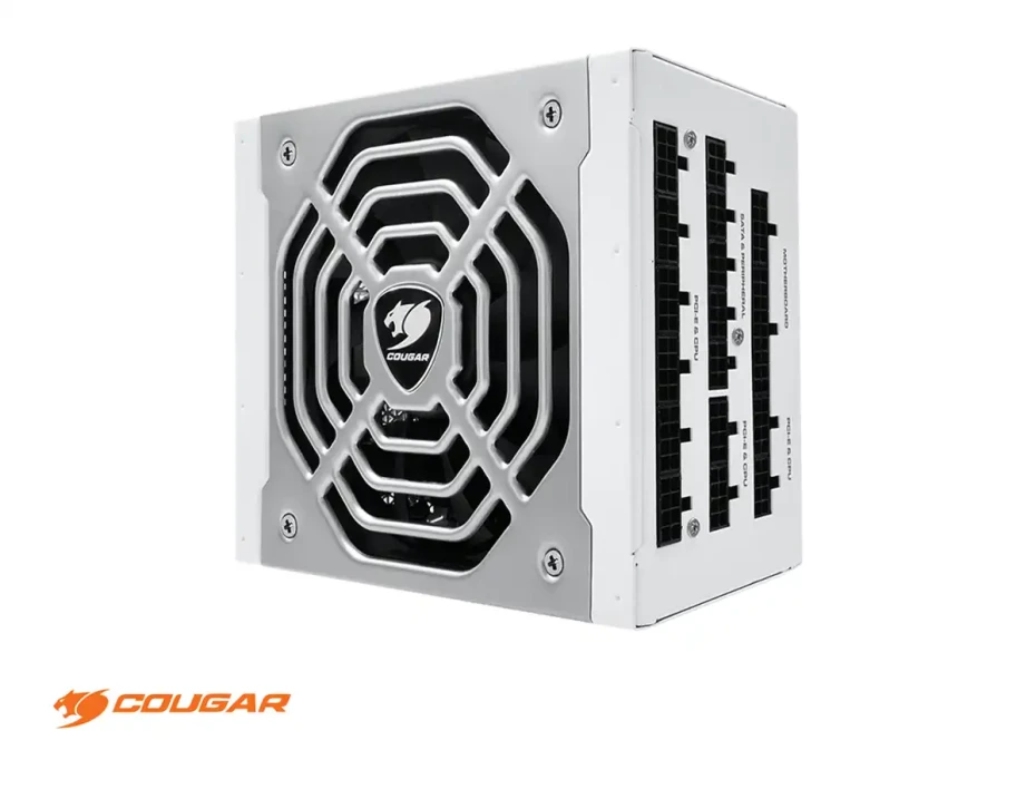 Fuente De Poder Cougar 1200w Polar (31px120003p01) Atx, 80 Plus Platinum, Modular, Blanco