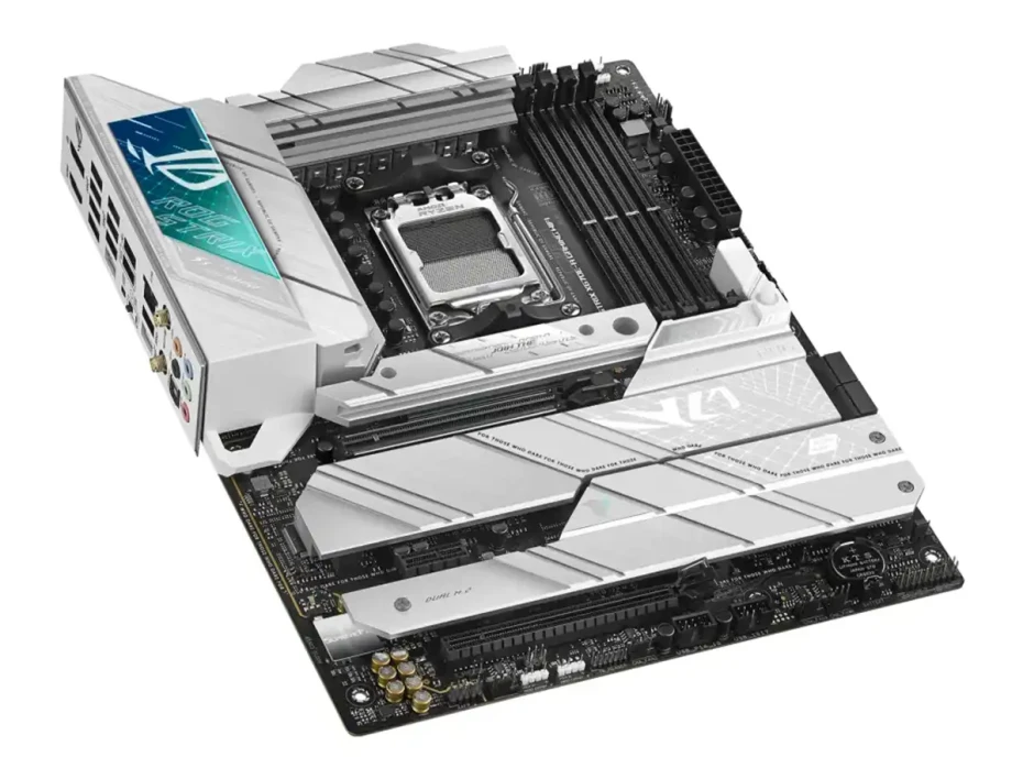 Placa Madre Asus Rog X670e-a Gaming Wifi Gaming (90x670e-a Gaming Wfi) Socket Am5, Ram Dddr5 Buss 8000oc Mt/s, Wifi 6e