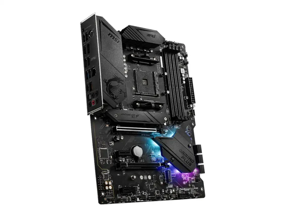 Placa Madre Msi B550 Mpg Gaming Plus (911-7c56-031) Socket Am4, Ram Ddr4 Buss 4400oc Mhz, Rgb