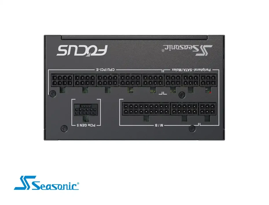 Fuente De Poder Seasonic 1000w Focus Gx (ssr-1000fx3) Atx, 80 Plus Gold, Modular, Negro