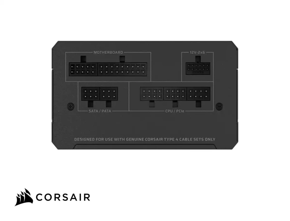 Fuente De Poder Corsair 850w Rm850e (cp-9020296-na) Atx 3.1 Pcle 5.1, 80 Plus Gold, Modular, Negro